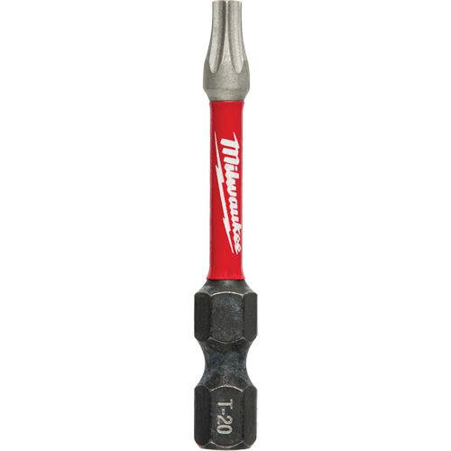 Shockwave Impact Power Bit, Torx, T-20 Tip, 1/4" Drive Size, 2" Length NRZ Safety Inc.