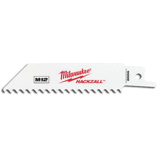 M12 Hackzall Blade, Bi-Metal, 5 TPI, 4" L x 3/4" W NRZ Safety Inc.