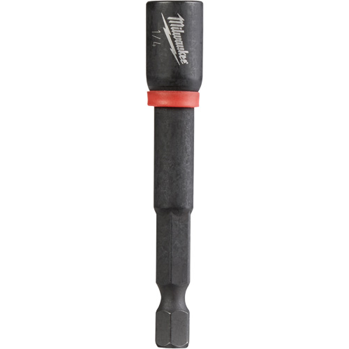 Shockwave Impact Duty Nut Driver, 1/4" Tip, 1/4" Drive, 2-9/16" L, Magnetic NRZ Safety Inc.