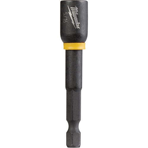 Shockwave Impact Duty Nut Driver, 1/4" Tip, 5/16" Drive, 2-9/16" L, Magnetic NRZ Safety Inc.