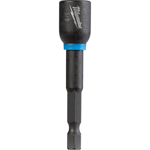 Shockwave Impact Duty Nut Driver, 1/4" Tip, 3/8" Drive, 2-9/16" L, Magnetic NRZ Safety Inc.