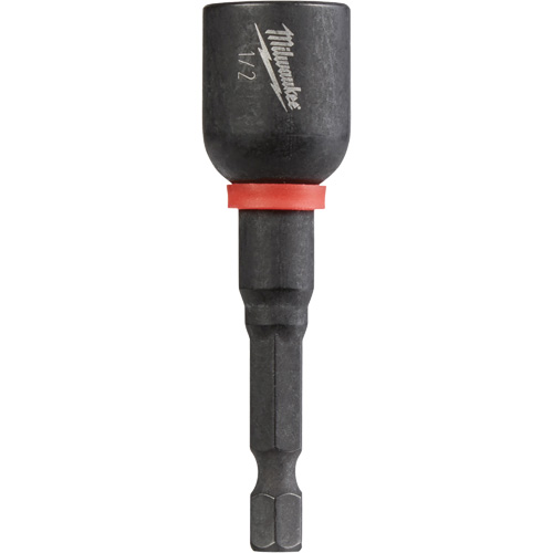 Shockwave Impact Duty Nut Driver, 1/4" Tip, 1/2" Drive, 2-9/16" L, Magnetic NRZ Safety Inc.