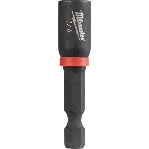 Shockwave Impact Duty Nutsetter, 1/4" Tip, 1/4" Drive, 1-7/8" L, Magnetic NRZ Safety Inc.