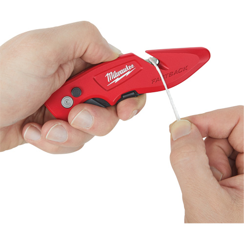 Couteau utilitaire rabattable Fastback, 2" lame, lame en Acier au carbone, poign&eacute;e en M&eacute;tal NRZ Safety Inc.