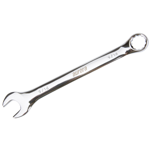 Cl&eacute; mixte, 12 pans, 9/16", Fini Chrome NRZ Safety Inc.