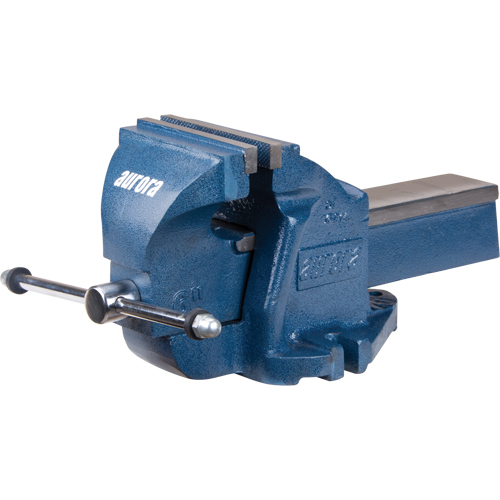 Heavy-Duty Bench Vise, 6" Jaw Width, 3-1/2" Throat Depth NRZ Safety Inc.