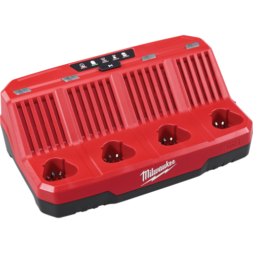 Chargeur s&eacute;quentiel avec quatre baies M12 , 12 V, Lithium-ion NRZ Safety Inc.