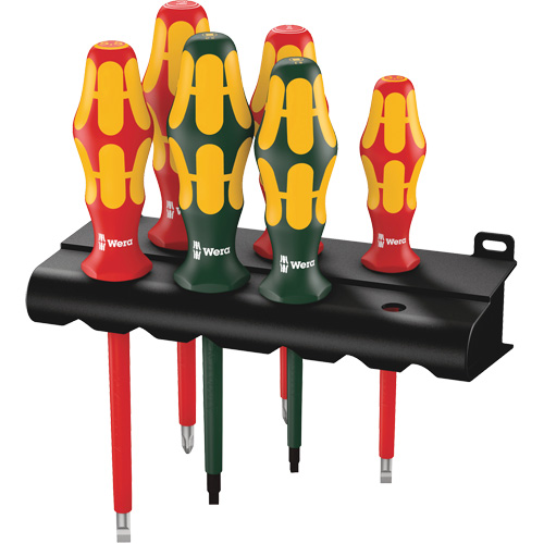 160 i / 168 i /6 VDE Insulated Screwdriver Set, 1000 V, 6 Pcs NRZ Safety Inc.