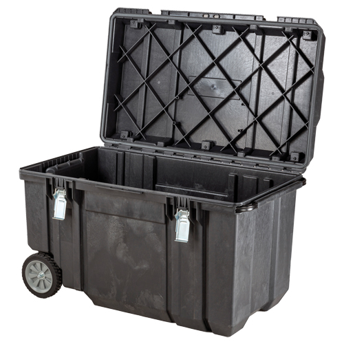 TOUGH CHEST Mobile Storage, 38-29/32" x 23-3/32" x 24-5/16", Black NRZ Safety Inc.