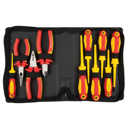 Ensemble d'outils isol&eacute;s, 1000 V, 10 M NRZ Safety Inc.