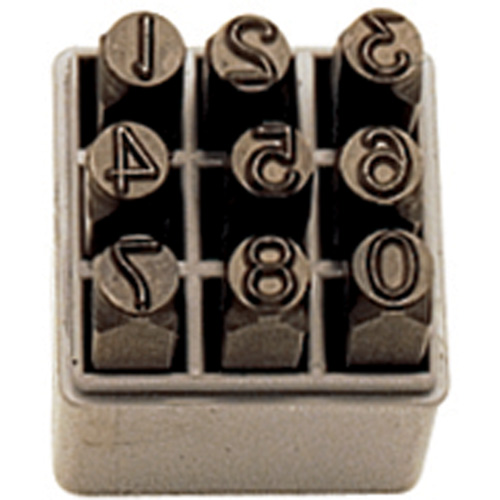 Number Hand Stamp Set, 9 Pieces NRZ Safety Inc.