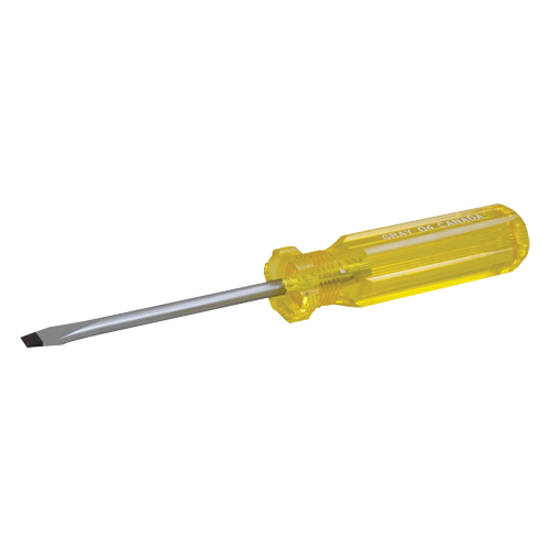Slotted Screwdriver, 3/8", 14-1/2" L, Plastic Handle NRZ Safety Inc.