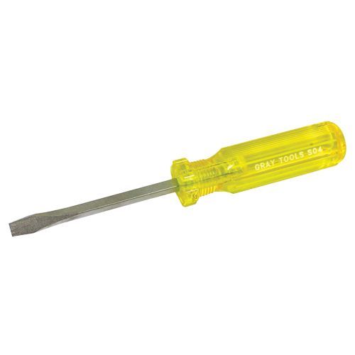 Tournevis fendu, 1/4", 8-1/4" lo, Prise Plastique NRZ Safety Inc.