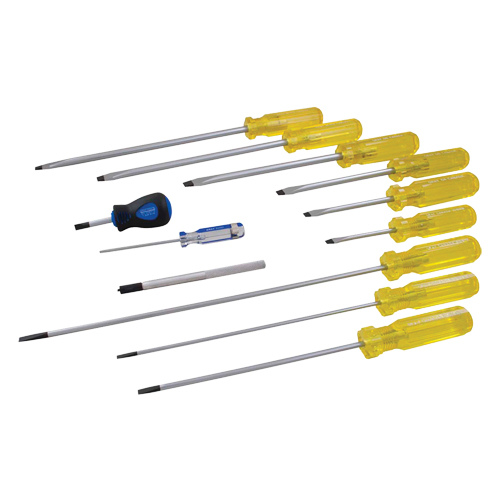 Slotted Screwdriver Set, 9 Pcs. NRZ Safety Inc.