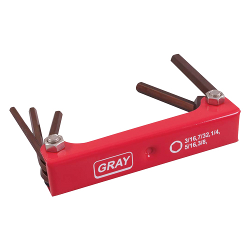 Folding Hex Key Set, 5 Pcs., Imperial NRZ Safety Inc.