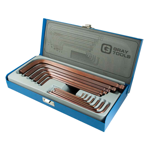 Long Arm Ball Hex Key Set, 13 Pcs., Metric NRZ Safety Inc.