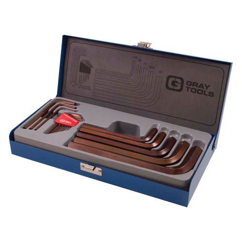 Hex Key Set, 15 Pcs., Imperial NRZ Safety Inc.