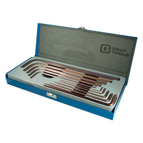 Extra Long Arm Hex Key Set, 10 Pcs., Imperial NRZ Safety Inc.