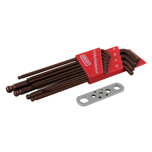 Long Arm Ball Hey Key Set, 13 Pcs., Imperial NRZ Safety Inc.