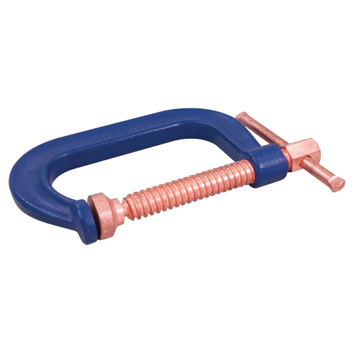 C-Clamp, 4" (102 mm) Capacity, 3" (76 mm) Throat Depth NRZ Safety Inc.