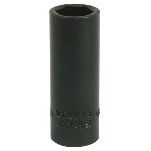 Socket, Impact, 1/2", 3/8" Drive, 6 Points, Deep NRZ Safety Inc.