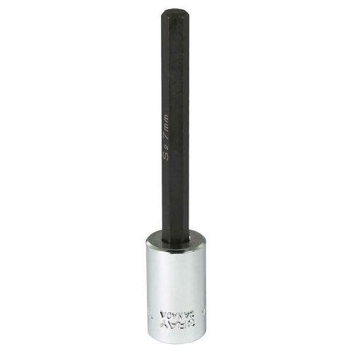 Tr&egrave;s longue douille &agrave; embout, 7 mm x 4" lo, Prise 3/8" NRZ Safety Inc.