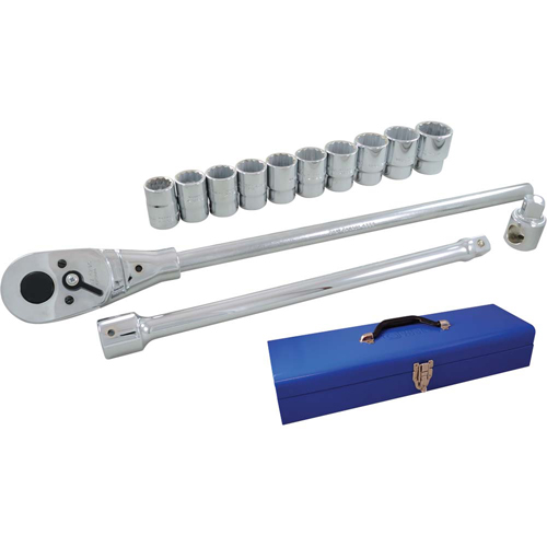 Socket & Attachment Set, 15 Pcs, 3/4" Drive Size NRZ Safety Inc.