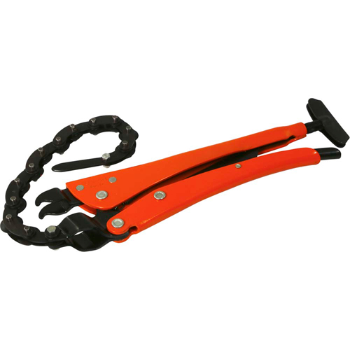 Pinces-&eacute;taux &agrave; chaîne verrouillables, Longueur 13", Prise Omnium NRZ Safety Inc.