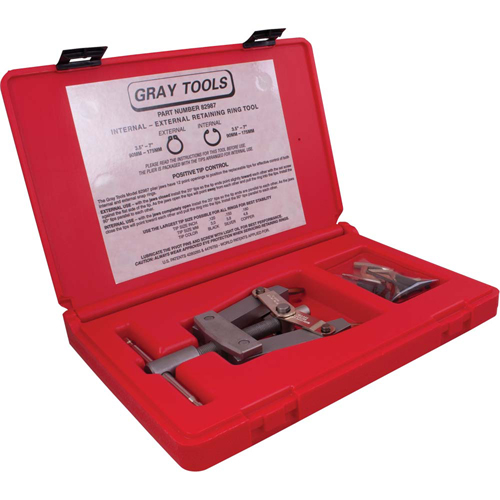 Outil pour bague de retenue interne/externe avec jeu d'embouts, 13 Morceaux NRZ Safety Inc.