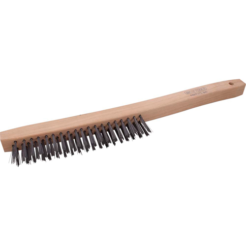 Long Handle Industrial-Duty Scratch Brush, Steel, 3 x 19 Wire Rows, 14" Long NRZ Safety Inc.