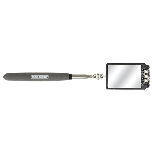 Inspection Mirror, Rectangular, 2-3/4" L x 1-7/8" W, Telescopic NRZ Safety Inc.