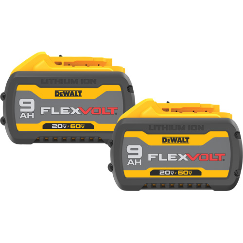 Blocs-piles FlexVolt, Lithium-ion, 20 V/60 V, 9 A NRZ Safety Inc.