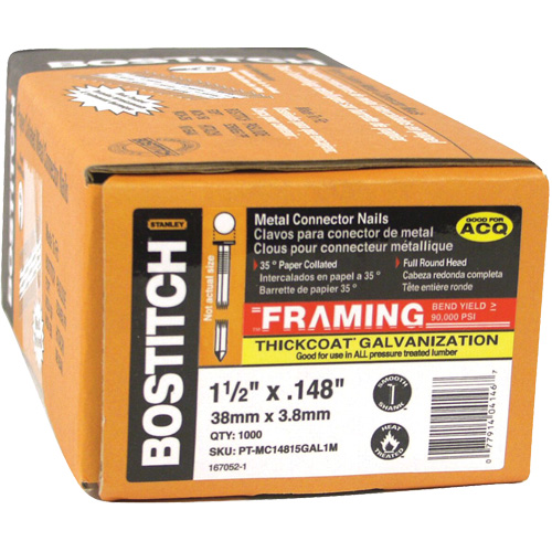 35° Angled Strapshot Metal Connector Nails NRZ Safety Inc.