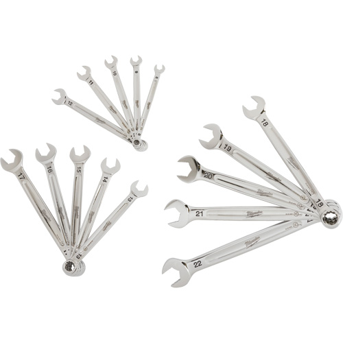 Wrench Set, Combination, 15 Pieces, Metric NRZ Safety Inc.