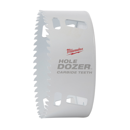 Carbide Hole Saw, 4", 1-31/50" Depth of Cut, Carbide NRZ Safety Inc.