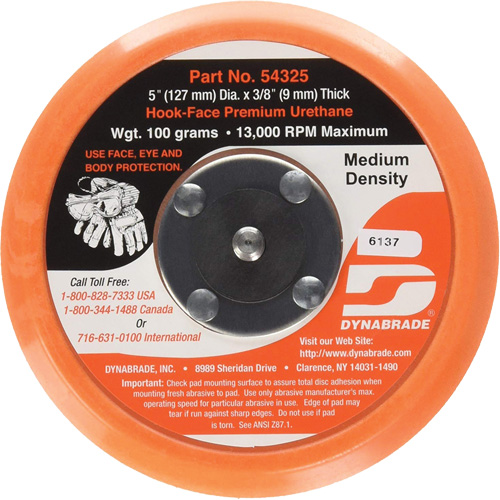 Non-Vacuum Backing Pad NRZ Safety Inc.