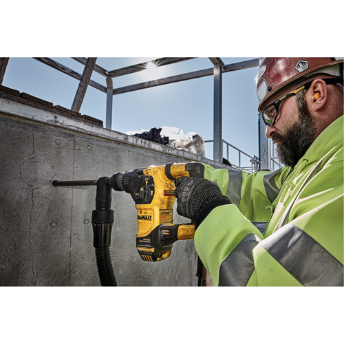 L-Shape SDS Plus Rotary Hammer, 3/16" - 7/8", 8.5 A, 0-5200 BPM BPM, 0-1150 RPM RPM, 2.58 ft.-lbs. NRZ Safety Inc.