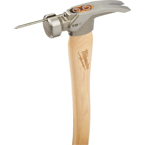 Milled Face Framing Hammer, 19 oz., Wood Handle, 16" L NRZ Safety Inc.