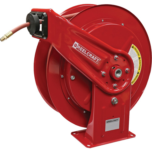 HD70000 Mobile Base Hose Reel, Air/Water, 1/2" x 75', Single Hose, 300 psi NRZ Safety Inc.