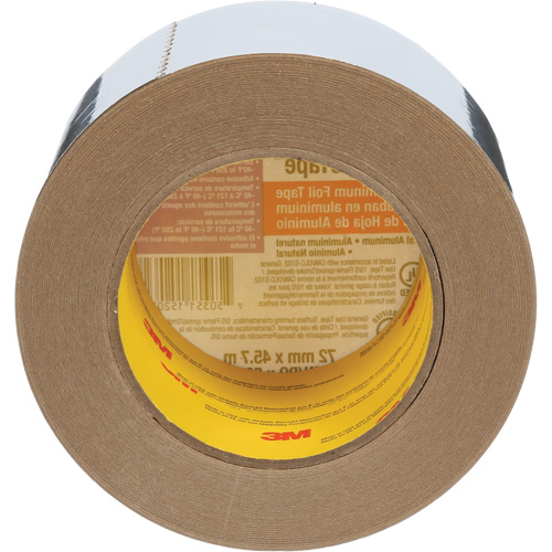Ruban en aluminium Venture Tape, &eacute;paisseur 1,8 mils, 72 mm (3") x 45,7 m (150') NRZ Safety Inc.
