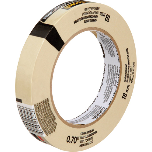Scotch&reg; Contractor Grade Masking Tape 2020, 18 mm (3/4") x 55 m (180'), Beige NRZ Safety Inc.