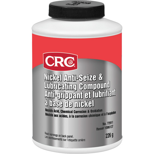 Nickel Anti-Seize Lubricating Compound, 226 g, 425°F (218°C) Max. Effective Temperature NRZ Safety Inc.