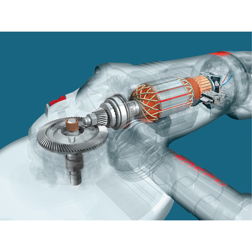 Grande meule angulaire &agrave; haute performance, 9", 120 V, 15 A, 6500 Tr/min NRZ Safety Inc.