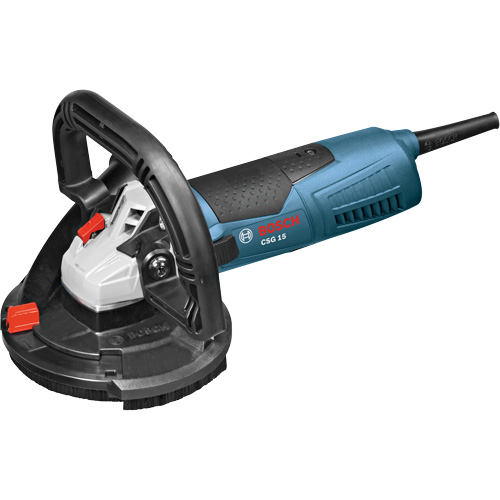 Concrete Surfacing Grinder with Dust-Collecting Shroud NRZ Safety Inc.