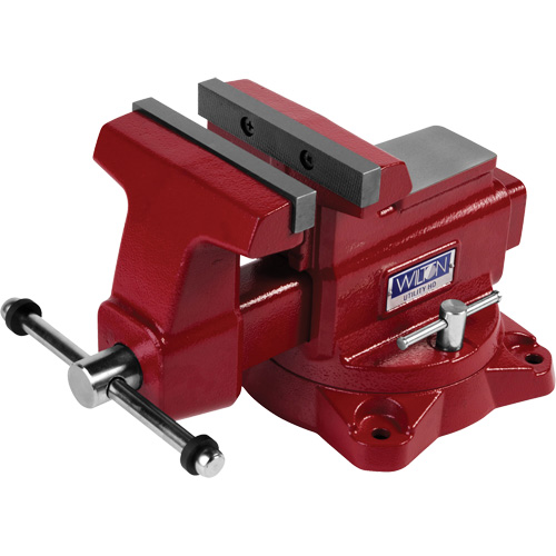 Utility HD Bench Vise, 6-1/2" Jaw Width, 4-1/4" Throat Depth NRZ Safety Inc.