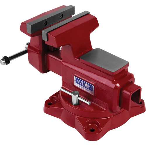 Utility HD Bench Vise, 6-1/2" Jaw Width, 4-1/4" Throat Depth NRZ Safety Inc.