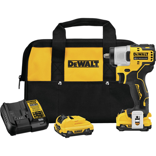 Ensemble de cl&eacute; &agrave; choc avec moteur sans balai Xtreme, 12 V, Mandrin 3/8" NRZ Safety Inc.