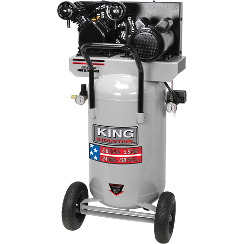 Compresseur &agrave; air, &eacute;lectrique, 24 gal. (29 gal. US), 150 PSI, 120/1/240/1 V NRZ Safety Inc.