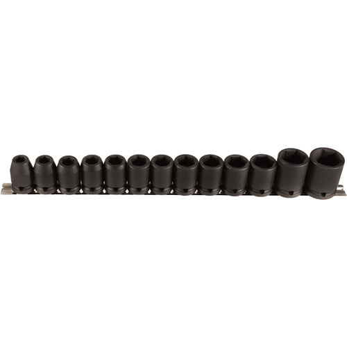 Socket Set, 13 Pcs, Impact, 1/2" Drive Size NRZ Safety Inc.