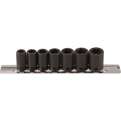 Magnetic Socket Set, 7 Pcs, Impact, 1/4" Drive Size NRZ Safety Inc.
